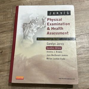 $20 Elsevier Jarvis Physical Examination & Health Assessment 2nd Canadian Ed.